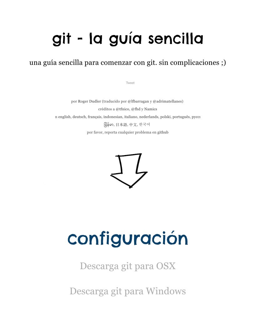 Imágen de pdf git - la guía sencilla